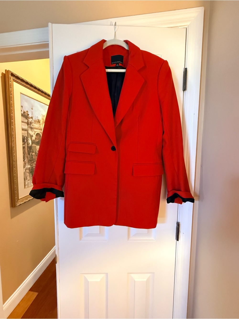 Banana Republic Bold Red Women's Blazer